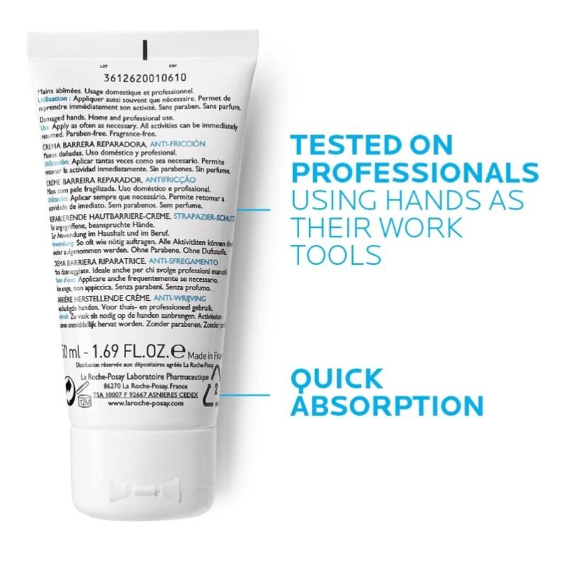 La Roche-Posay Cicaplast Mains Hand Care Cream - 50ml - Image 3