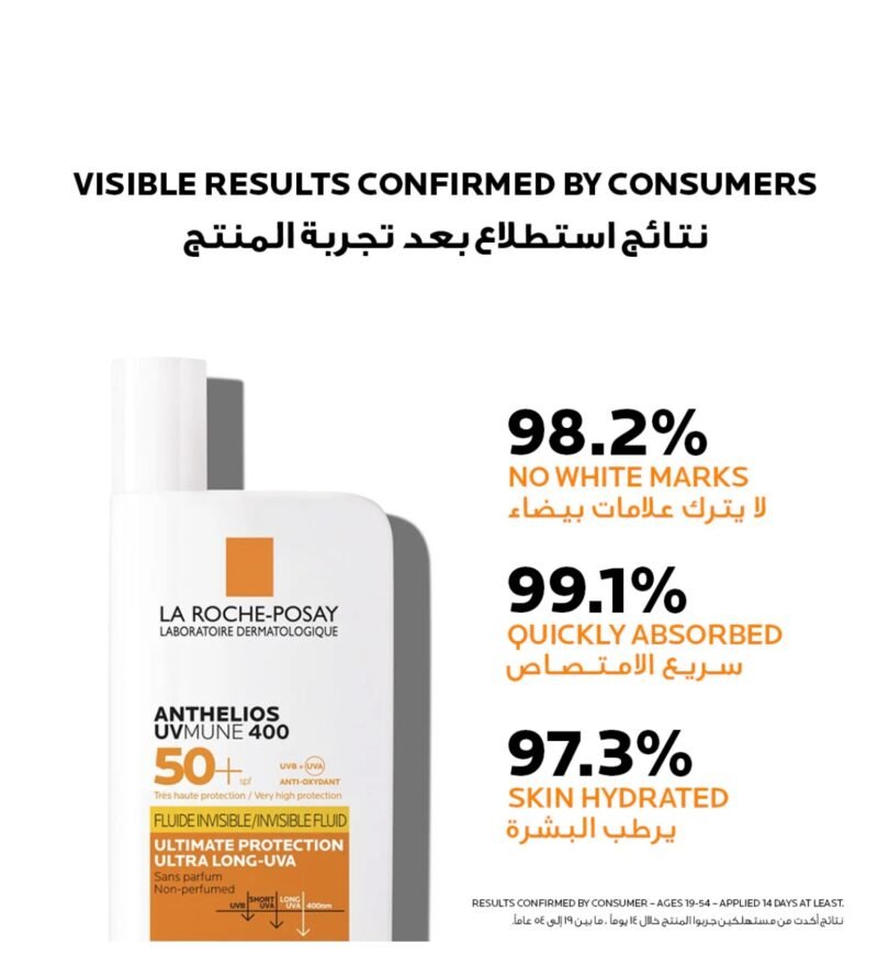 La Roche-Posay Anthelios UVMune 400 Invisible Sunscreen SPF50+ 50ml - Image 3