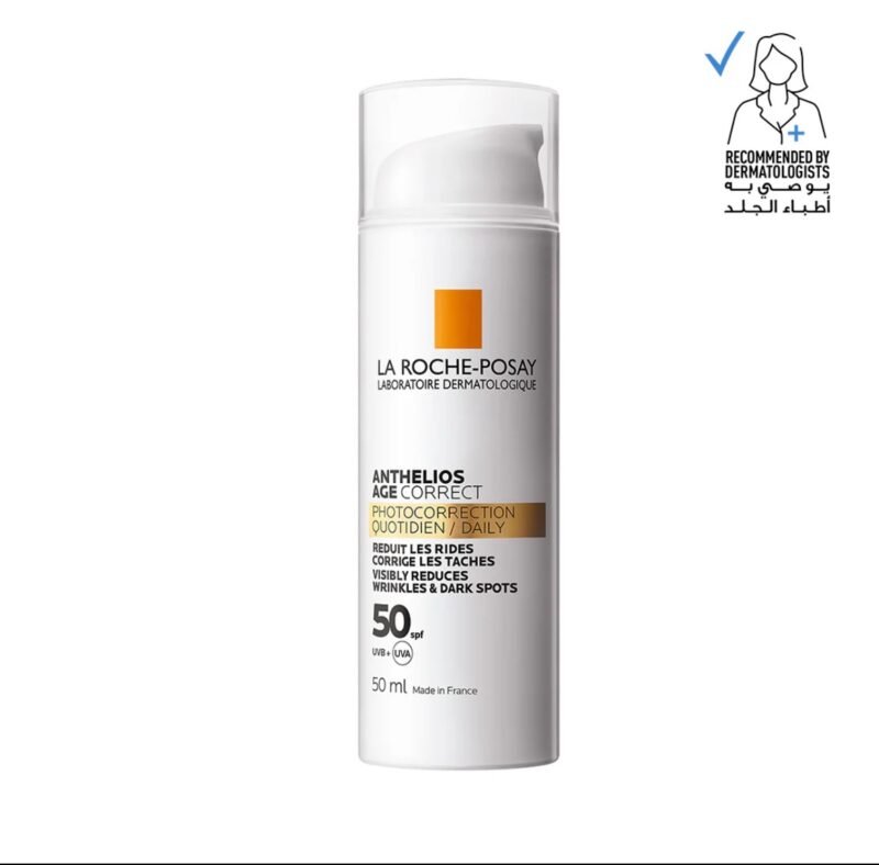 La Roche Posay Anthelios Age Correct SPF50 Anti Ageing Invisible Sunscreen with Niacinamide 50ml