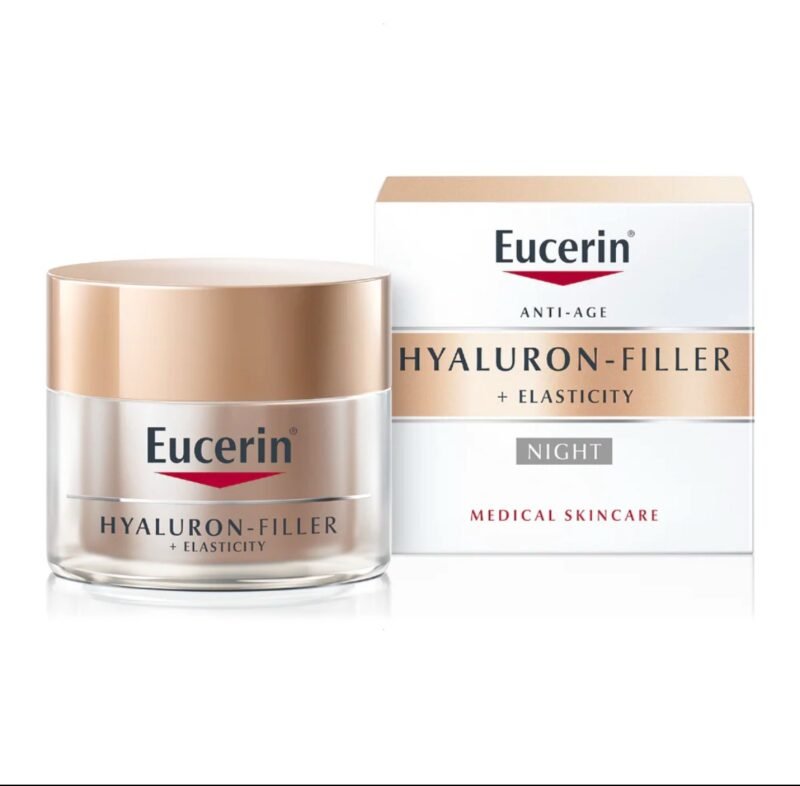 Eucerin Hyaluron-Filler + Elasticity Night Cream 50ml - Image 2