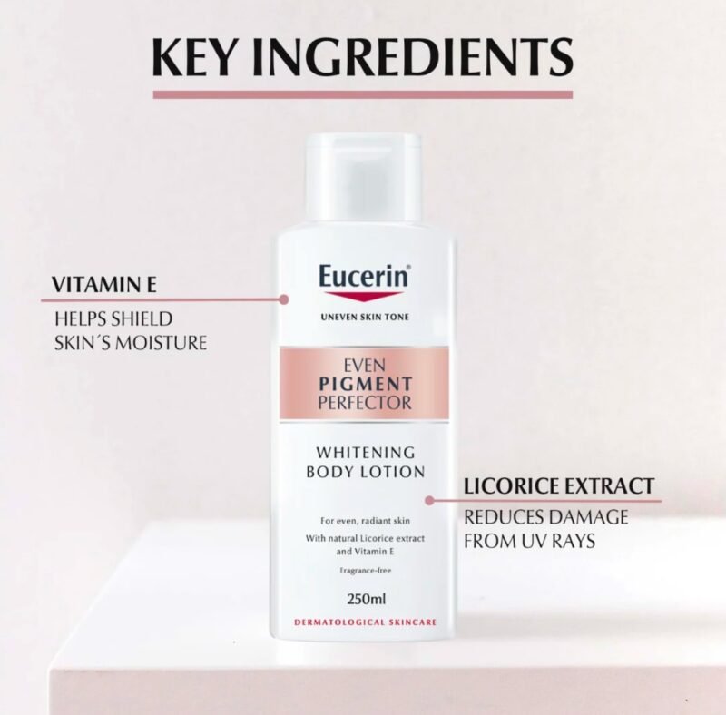 Eucerin Even Pigment Perfector Whitening Body Lotion 250ml - Image 2