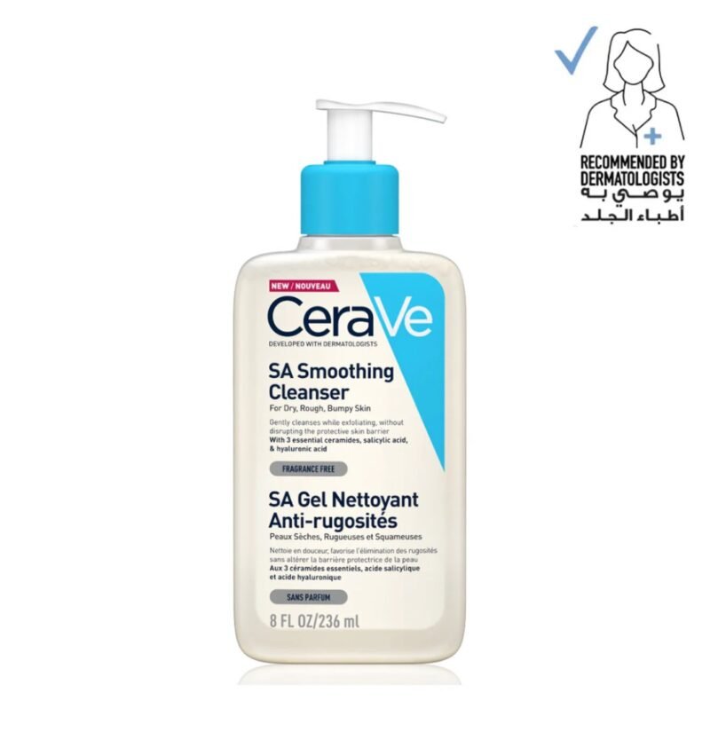 CERAVE SA Smoothing Cleanser - For Dry, Rough, Bumpy Skin 236ml