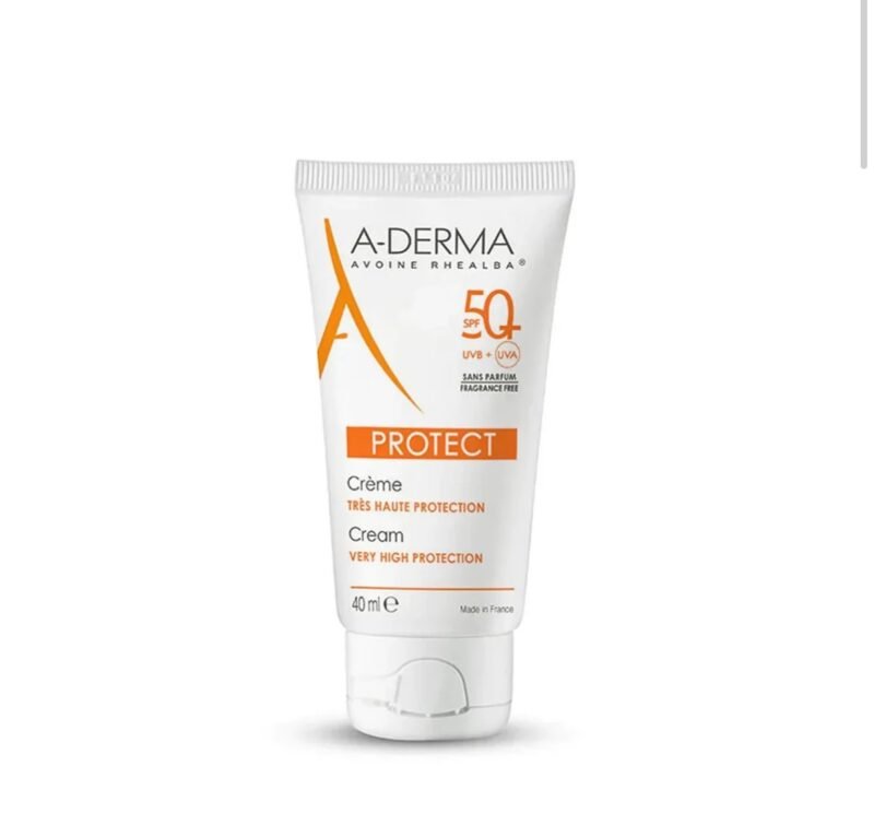 A-DERMA PROTECT CREAM SPF 50+ FRAGRANCE-FREE 40ML