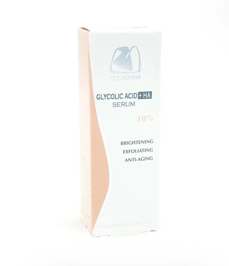 ECLADERM 10% Glycolic Acid +HA Serum | Exfoliating & Peeling