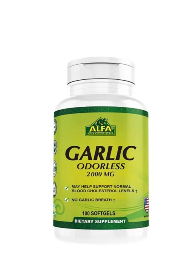 Alfa - Garlic Odorless 2000mg 
100 Softgel