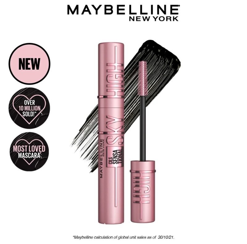 Maybelline New York Lash Sensational Sky High Mascara - Volumizing & Lengthening Black - Image 2