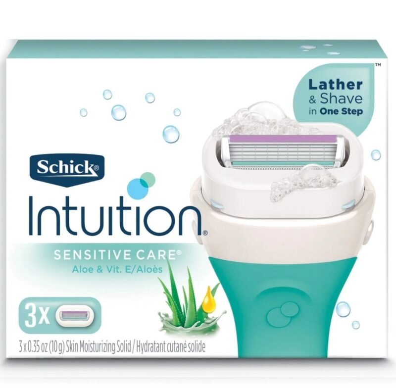 Schick Intuition Razor Blades Refill 3 Count