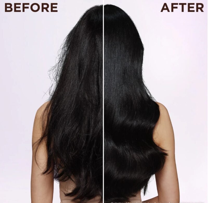 Garnier Ultra Doux Rice Water Infusion & Starch Shampoo For Long Hair, Smooth And Shine - Image 3