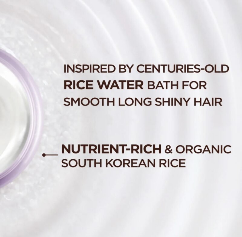 Garnier Ultra Doux Rice Water Infusion & Starch Hair Remedy Mask, Smooth And Shine - Image 2