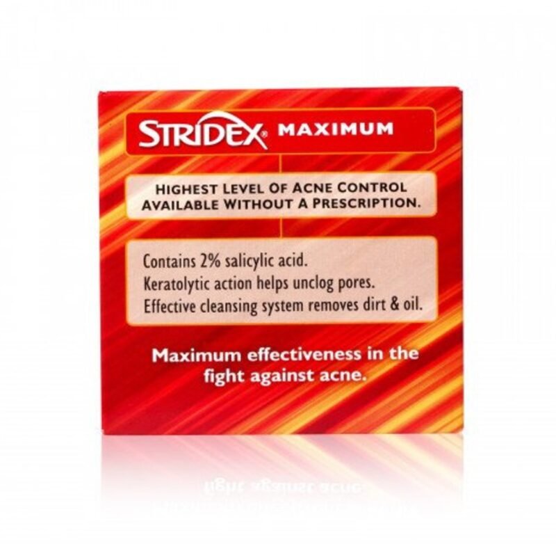 Stridex Maximum Strength Pads 90 Pads - Image 3