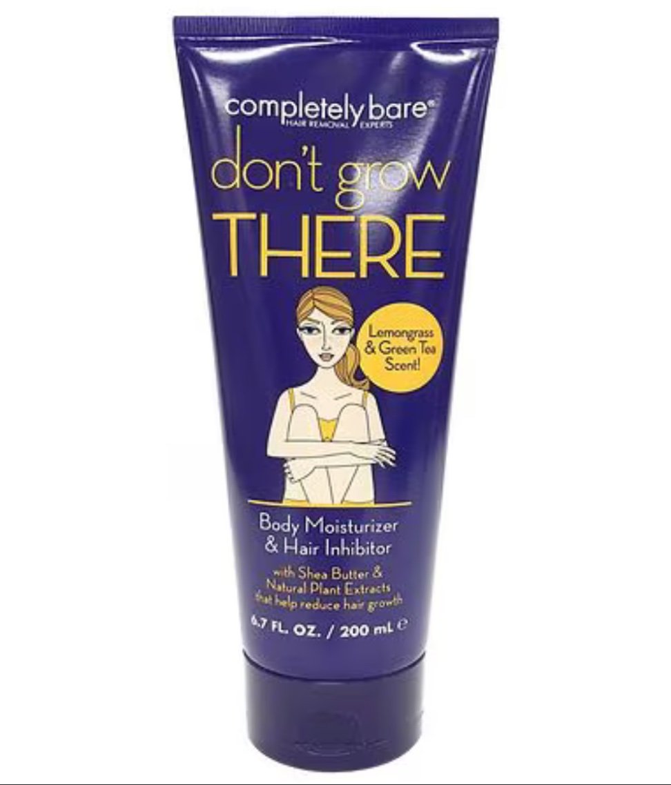 Completely Bare dont grow THERE Body Moisturizer and Hair Inhibitor - 200ml