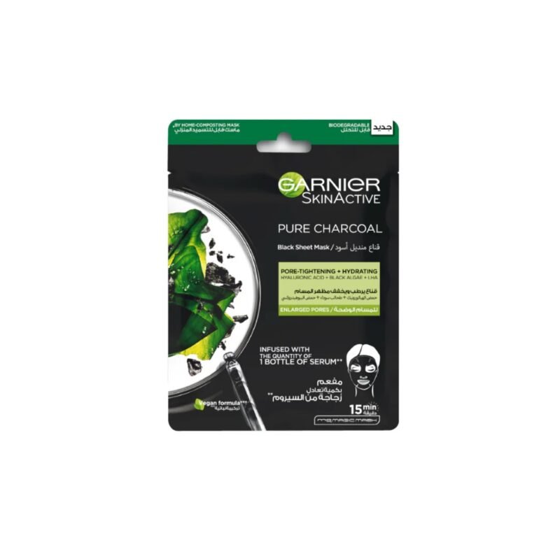 Garnier Charcoal and Algae Hydrating & Purifying Tissue Mask