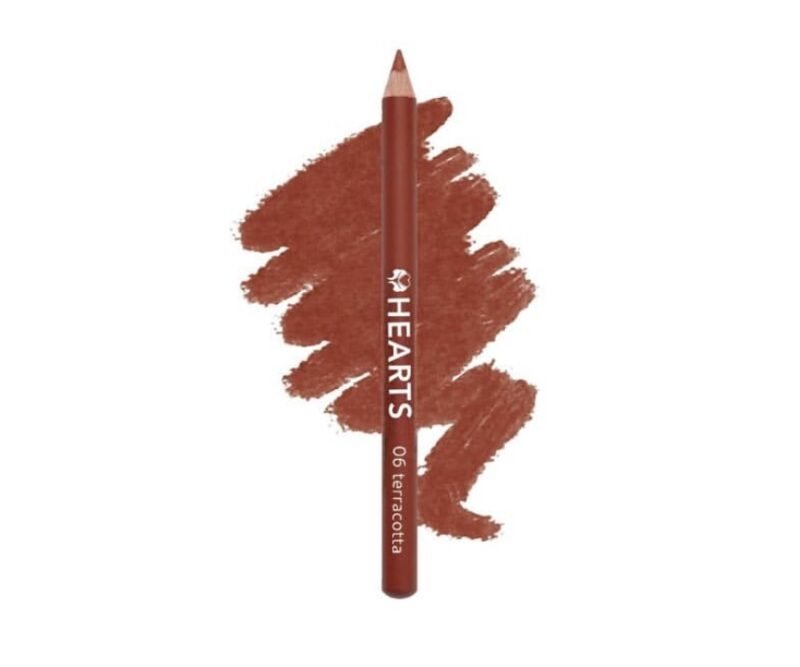 Hearts Lip Liner Terracotta 06