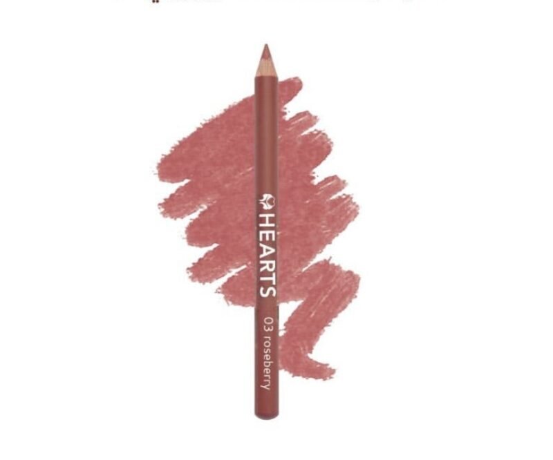 Hearts Lip Liner Rose Berry 03