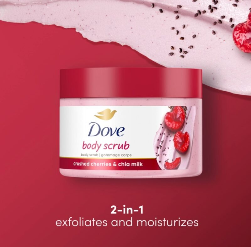 Dove Pomegranate Seeds & Shea Butter Body Scrub - Image 2