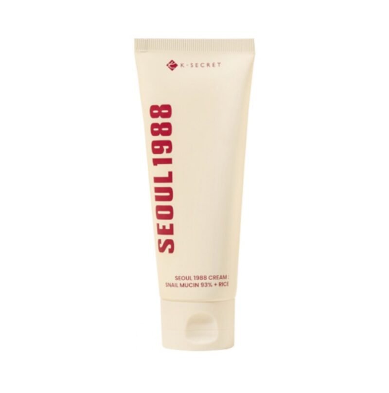 K-Secret Seoul 1988 Cream : Snail Mucin 93% + Rice Moisturizer