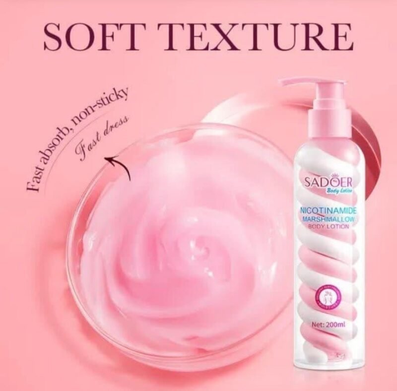 SADOER Nicotinamide Marshmallow Body Lotion 200ml - Image 2
