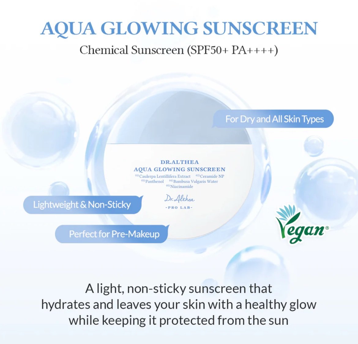 Dr.Althea Aqua Glowing Sunscreen - Image 2