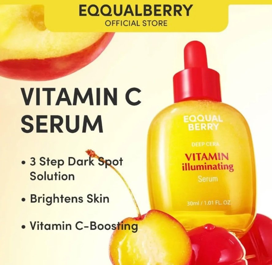 EQQUALBERRY VITAMIN ILLUMINATING SERUM (30ML) - Image 2