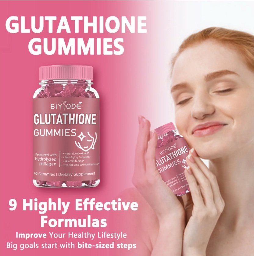 BIYODE Glutathione Collagen Gummies for Dark Spot, 60 Pieces - Image 2